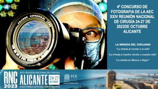 Consulta los ganadores del  4º CONCURSO DE FOTOGRAFÍA DE LA AEC de la XXIV Reunión Nacional de Cirugía. "La mirada del Cirujano"